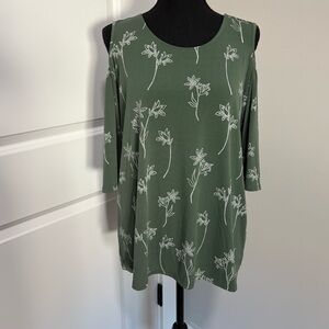 Chaus Cold Shoulder Top